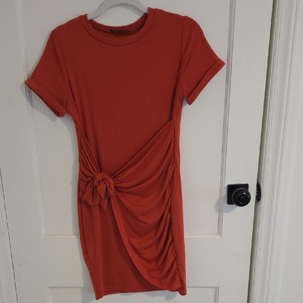 Casual Orange Women's Dress